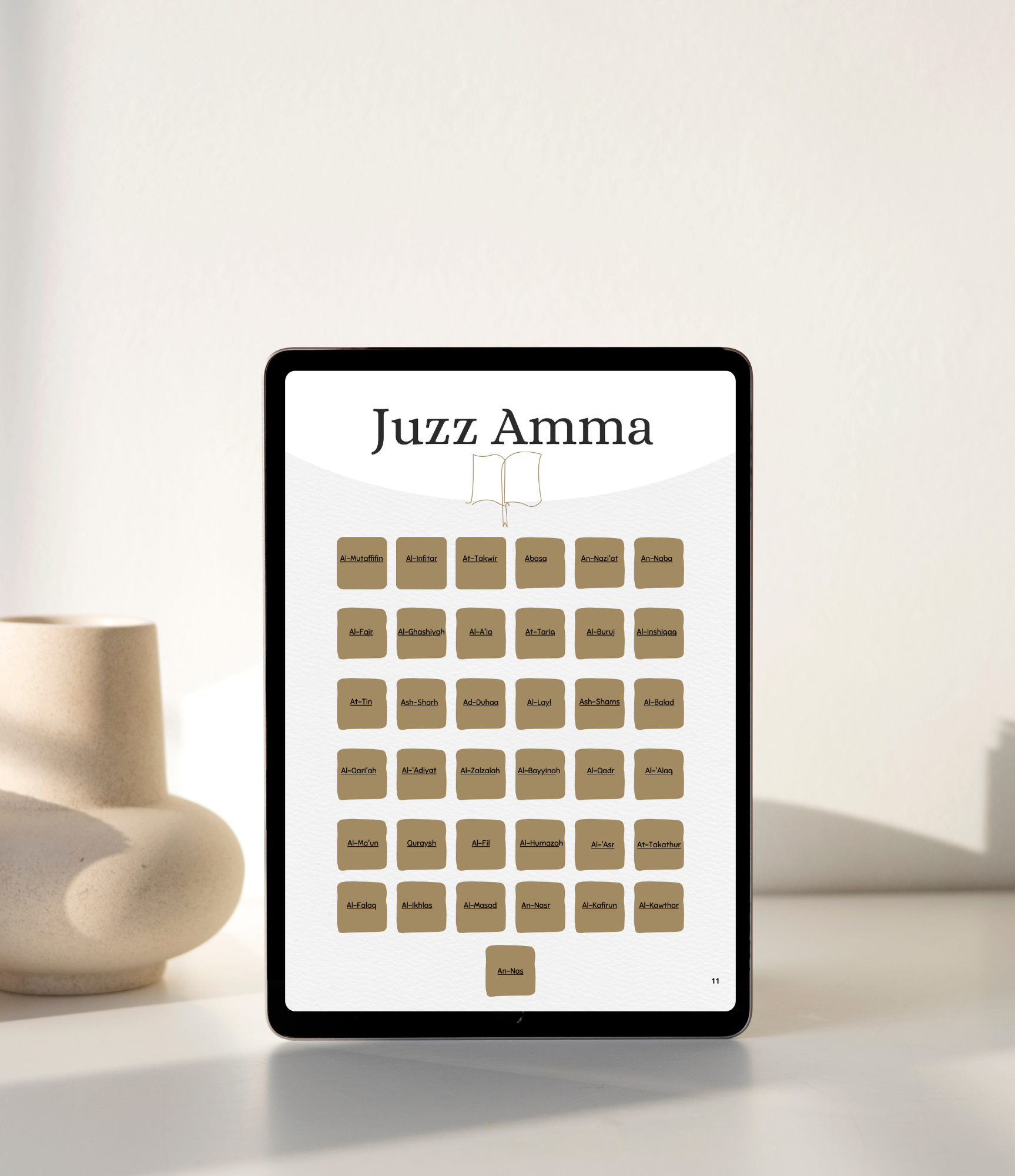 Juzz Amma Planner – Avenue des Sœurs