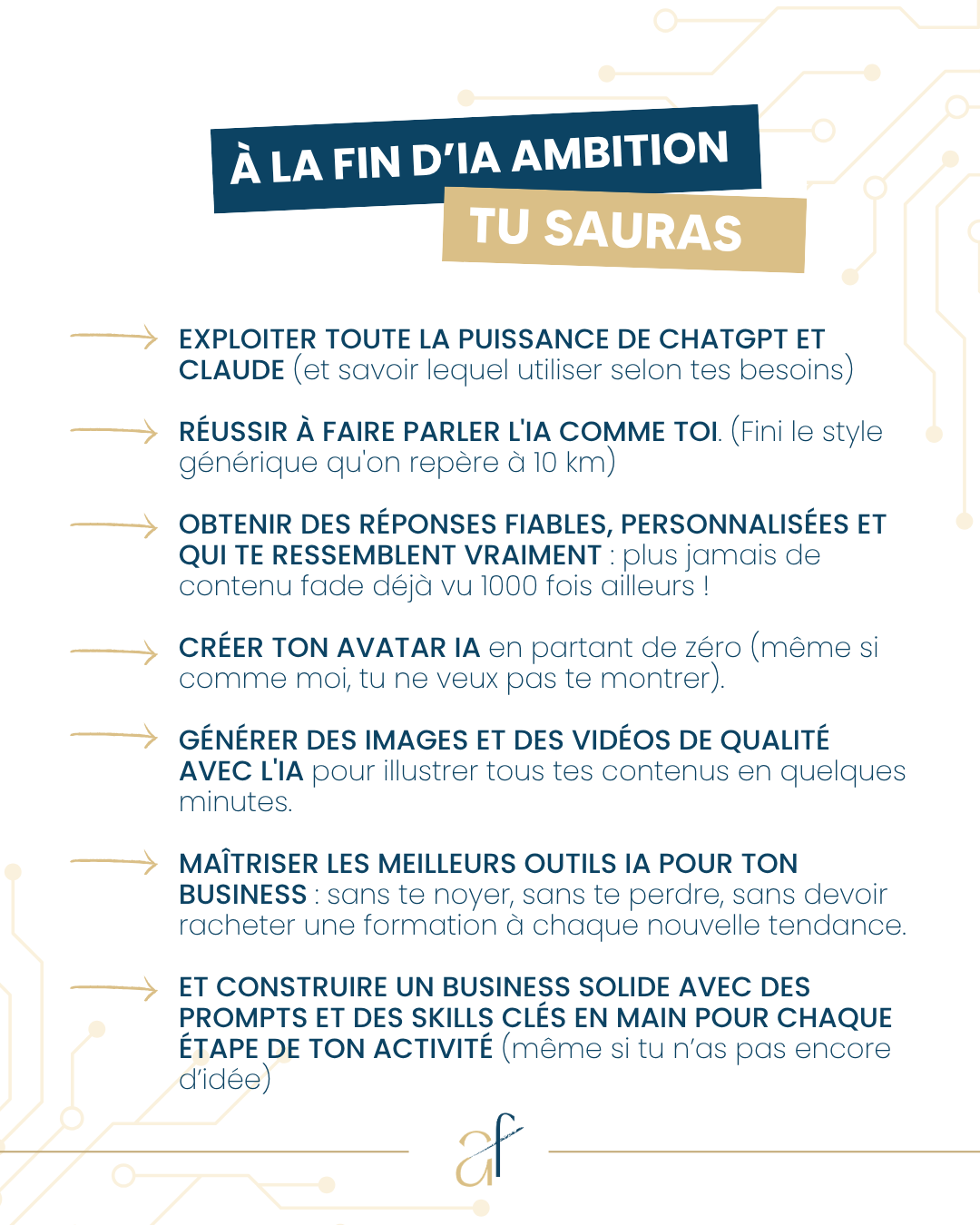 Formation Business & IA Ambitions Féminines